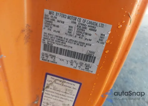 2000 Ford F-150 Lariat/Work Series/Xl/Xlt из США, поврежденный, VIN 2FTPX17Z6YCA91719